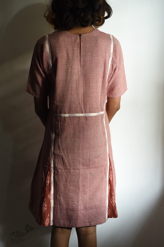 shop Handloom Cotton Ikat Dress