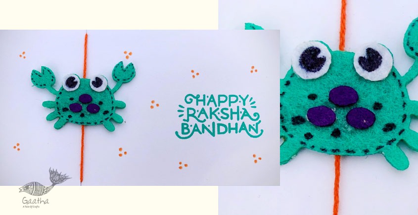 buy handmade rakhi - Crab