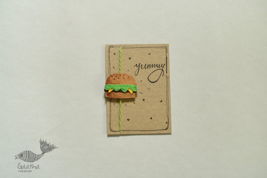 felt Rakhi ~ Burger