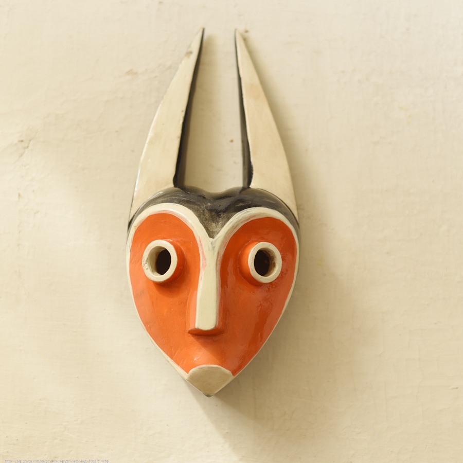 shop handmade wooden mask - 