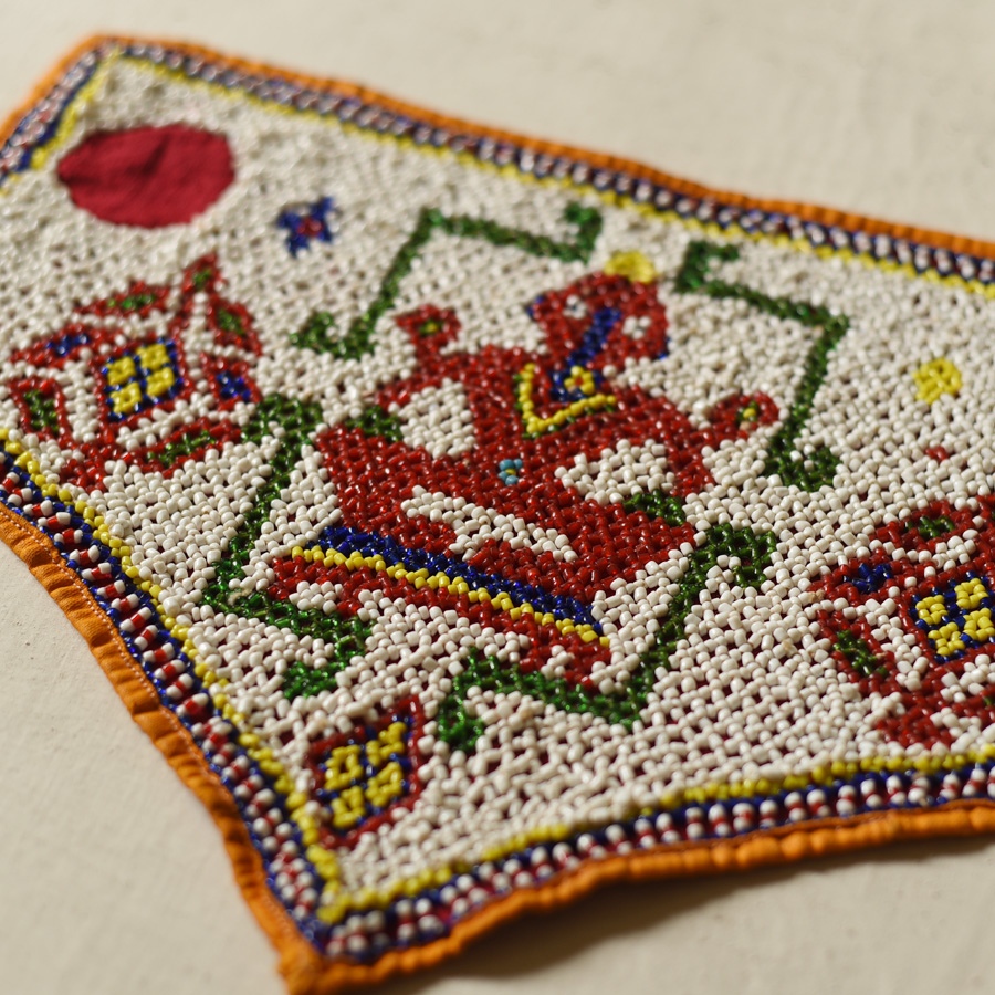 Bead Work ~ Old Hanging Ganesh Chakda
