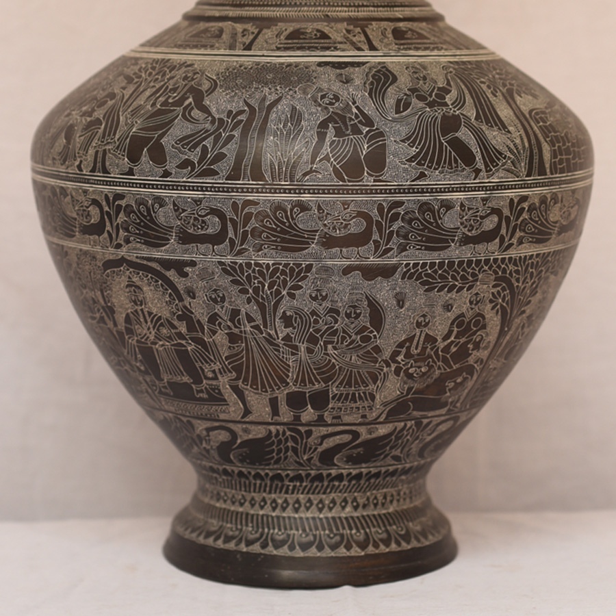 Shop Antique from Khajuraho Brass kalash