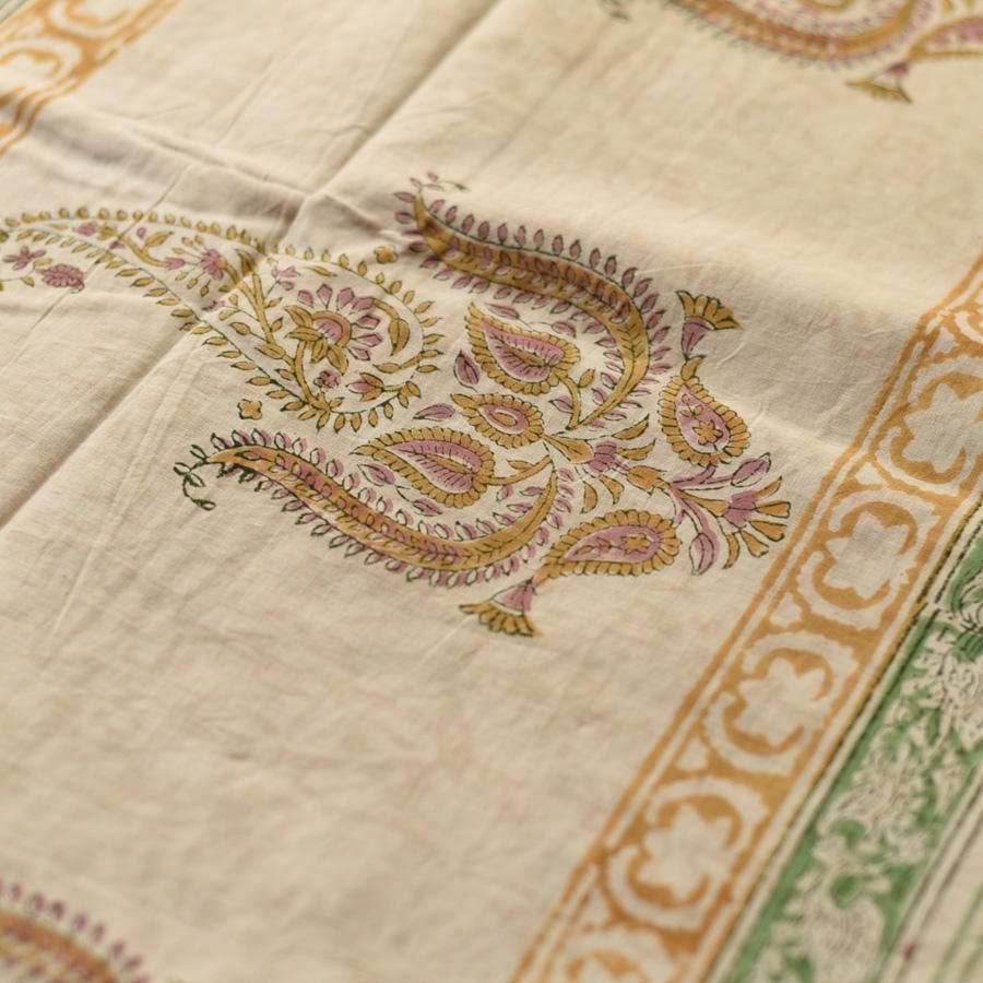 shop Bagru Printed Cotton Saree