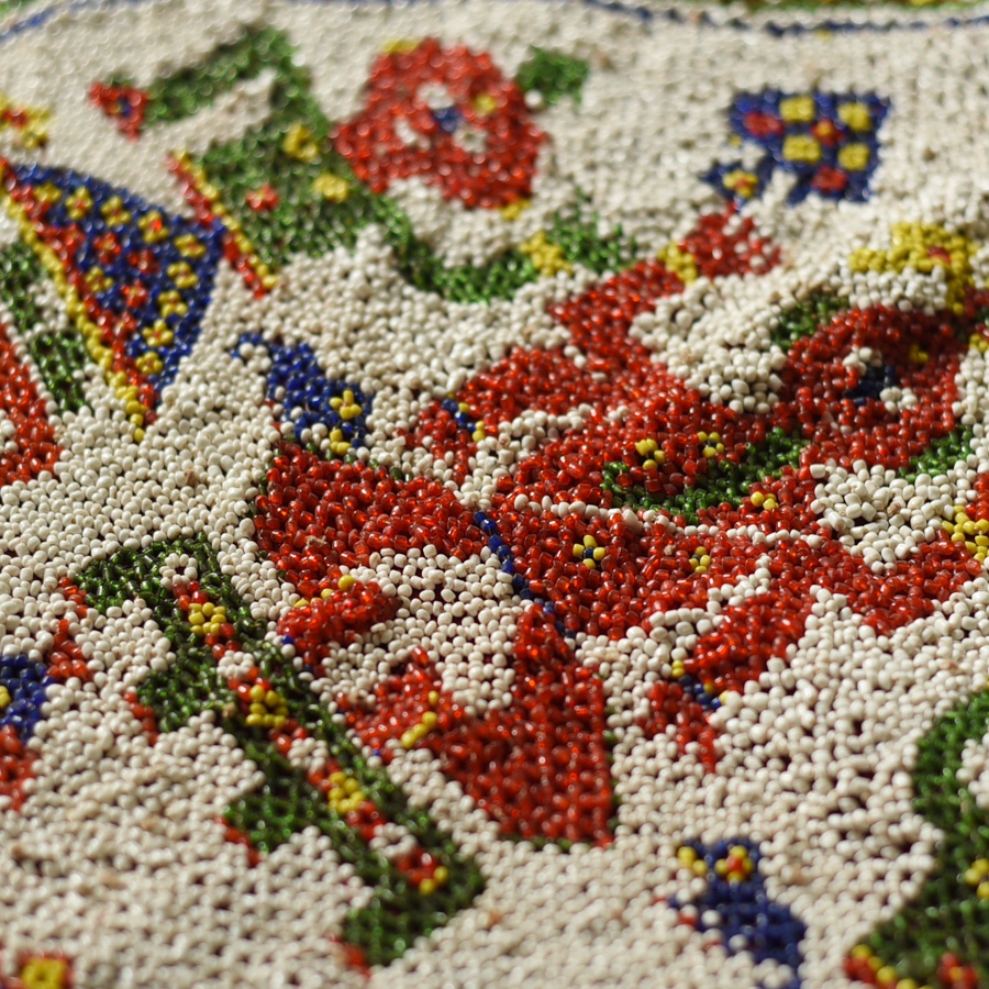 Gujarat Beadwork Wall Hanging - Ganesh