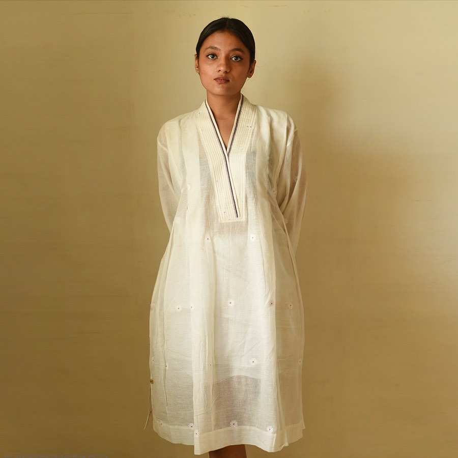 shop Jamdani - Handloom Cotton Dress