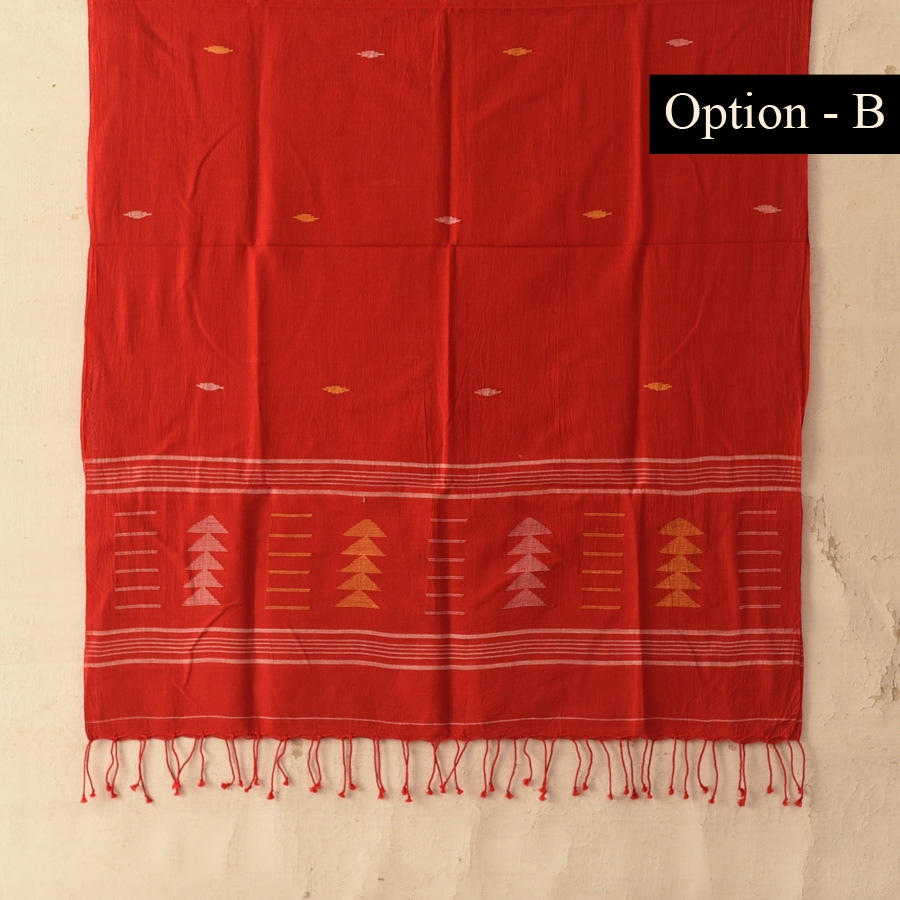 shop Handloom Soft Cotton Jamdani Stole
