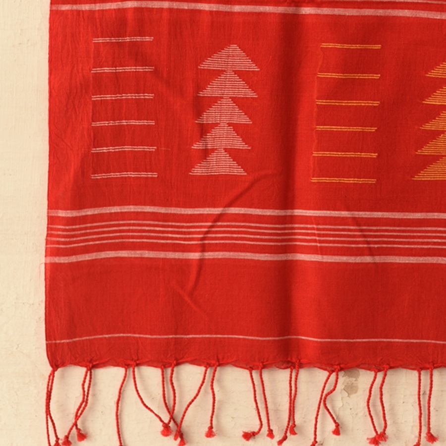 shop Handloom Soft Cotton Jamdani Stole