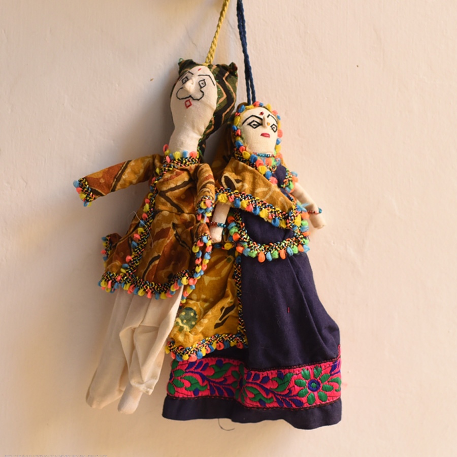 shop Cotton Handmade Doll - Set of Two