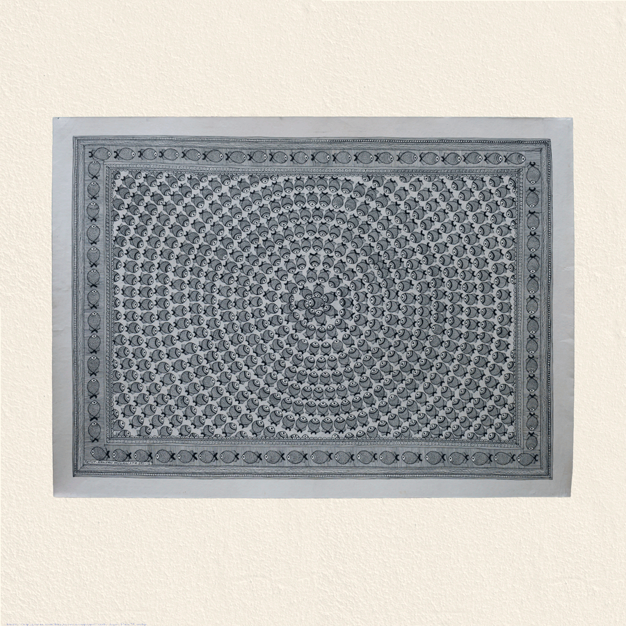 shop Madhubnai Painting-Matasya raas