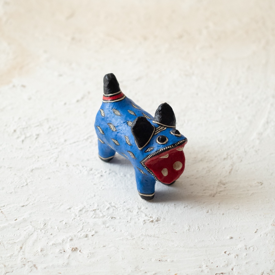 shop Madhubani Hand Painted Paper Mache ~ tiger