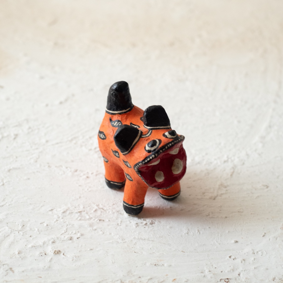 shop Madhubani Hand Painted Paper Mache ~ tiger