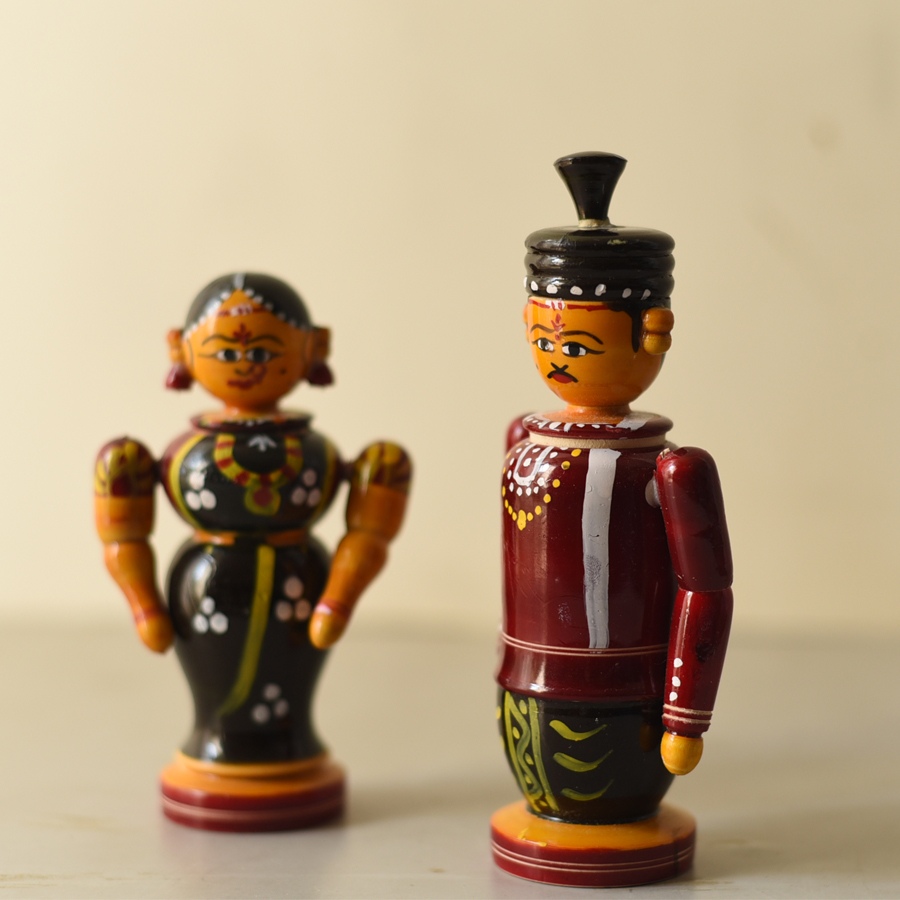 Shop Handmade Wooden toy - Couple (Set of Two)