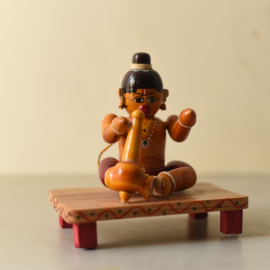 Shop Handmade Wooden toy - Baal Hanuman