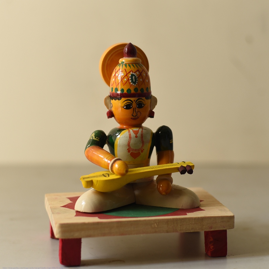Shop Handmade Wooden toy - Saraswati