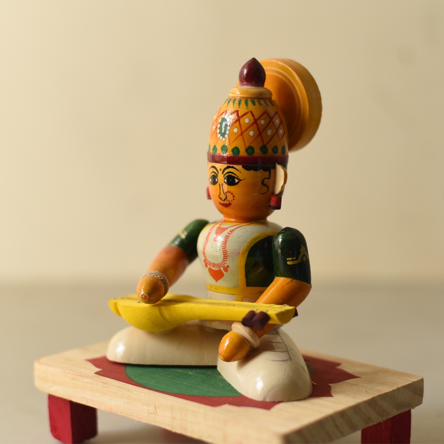 Shop Handmade Wooden toy - Saraswati