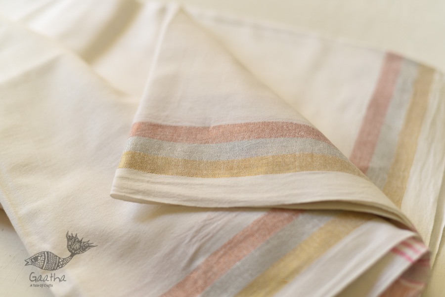 shop handwoven Cotton Dhoti - khes
