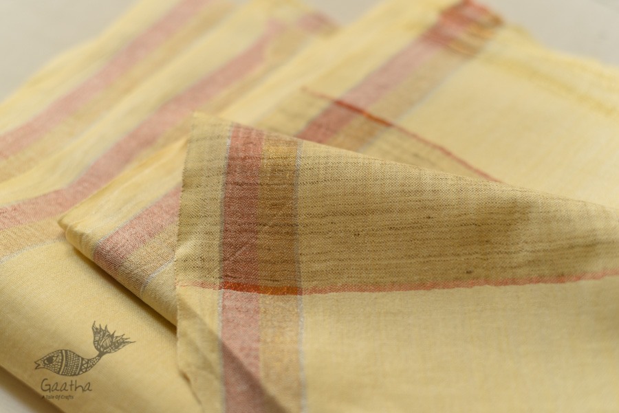 Handwoven Pure Cotton Dhoti & Khes