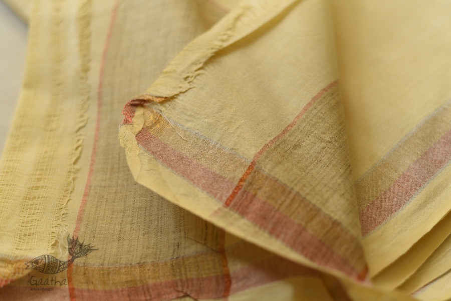 Handwoven Pure Cotton Dhoti & Khes