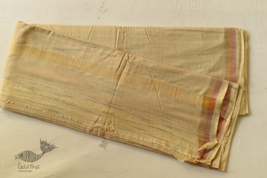 Handwoven Pure Cotton Dhoti & Khes