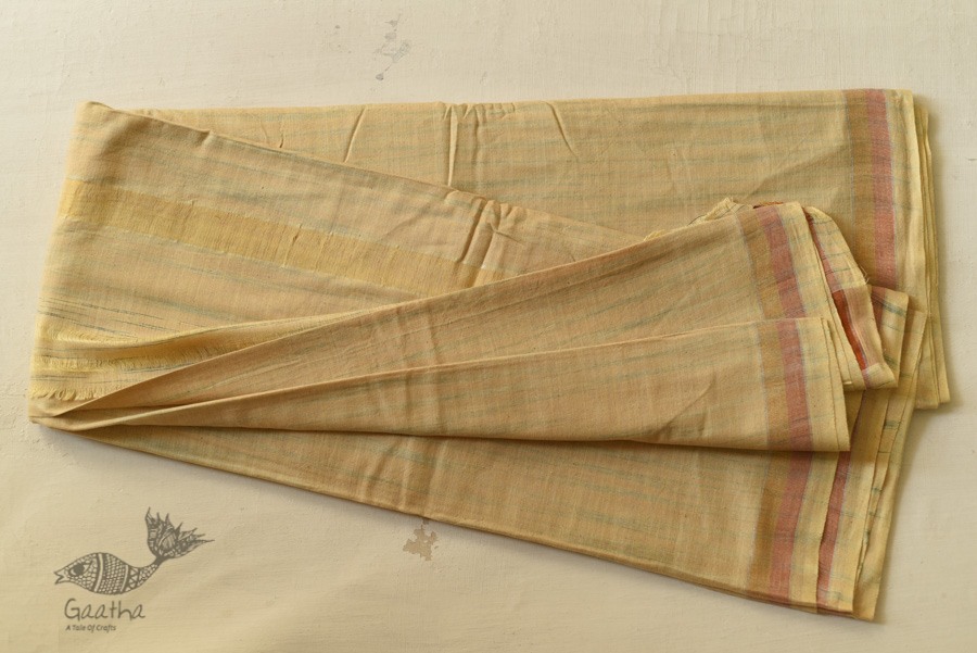 Handwoven Pure Cotton Dhoti & Khes