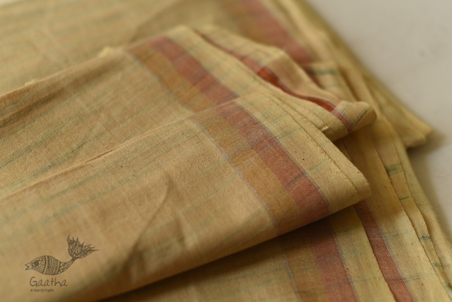 Handwoven Pure Cotton Dhoti & Khes