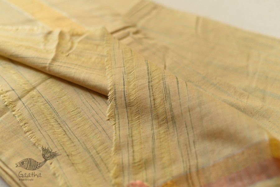 Handwoven Pure Cotton Dhoti & Khes