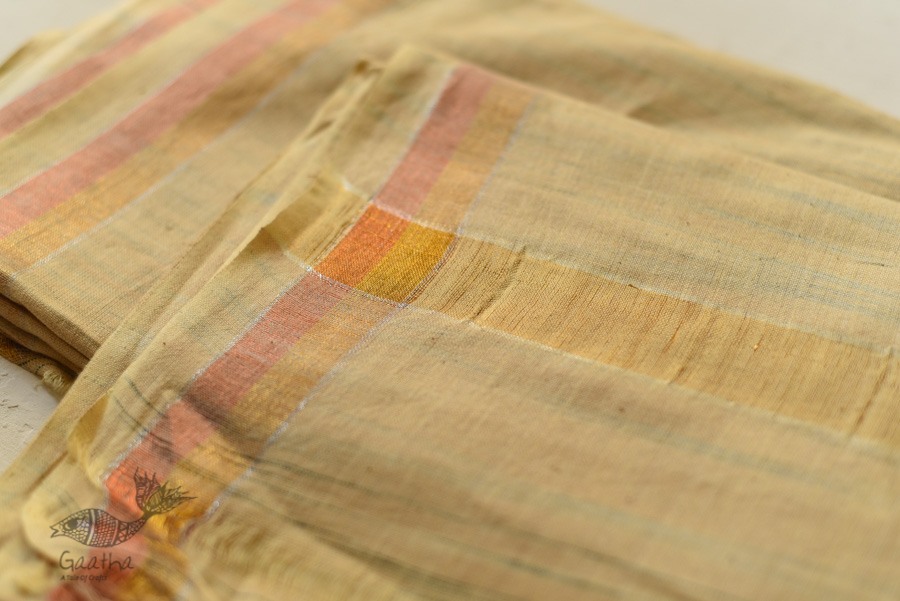 Handwoven Pure Cotton Dhoti & Khes