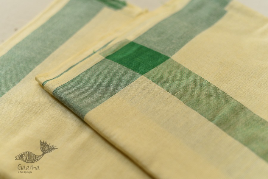 Handwoven Pure Cotton Dhoti & Khes