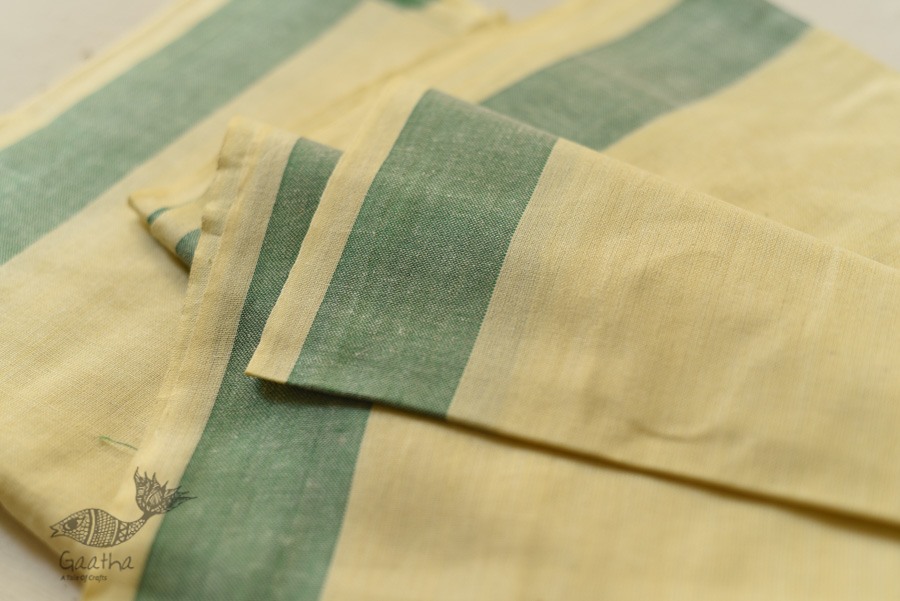 Handwoven Pure Cotton Dhoti & Khes