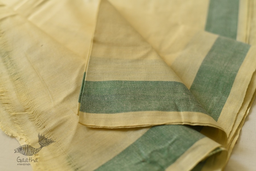 Handwoven Pure Cotton Dhoti & Khes