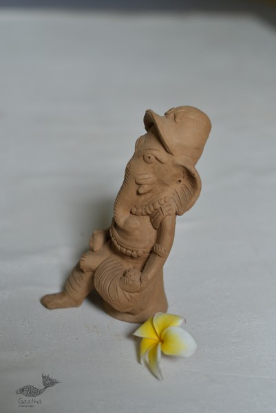 Terracotta Handmade Clay Eco friendly ganesha