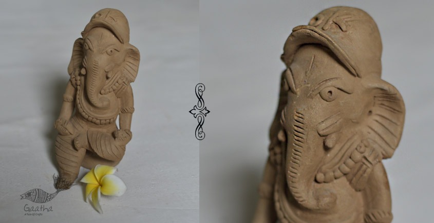 Terracotta Handmade Clay Eco friendly ganesha