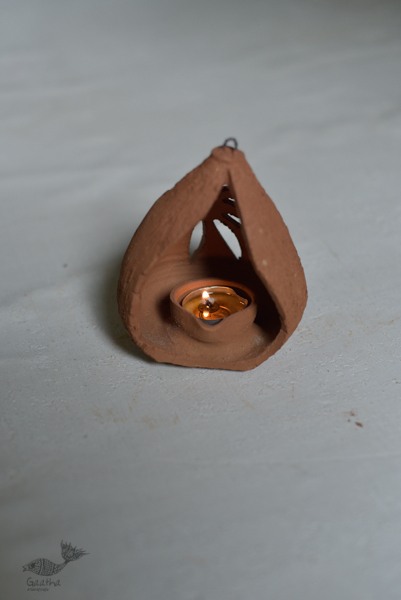 Terracotta Handmade Clay diya hanging