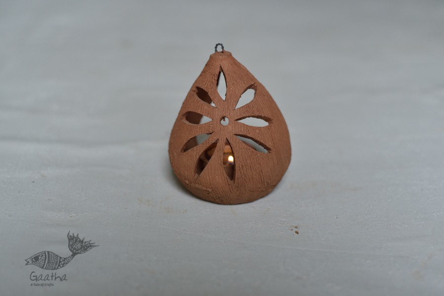 Terracotta Handmade Clay diya hanging