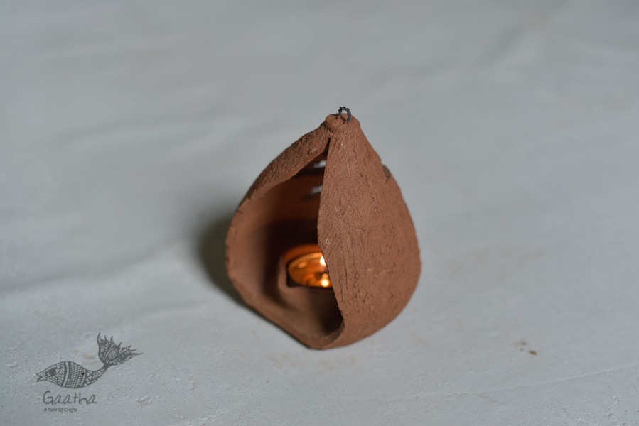 Terracotta Handmade Clay diya hanging