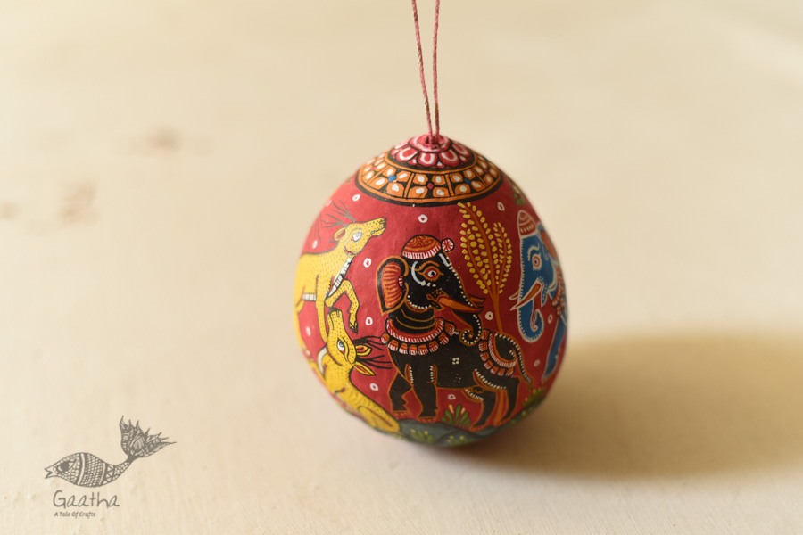 shop Pattachitra Painted - Coconut Hanging 