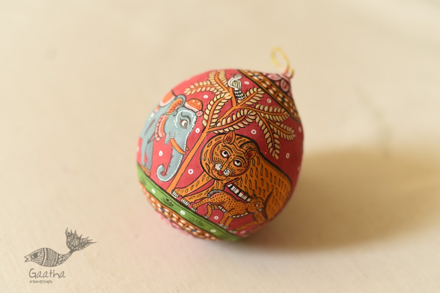 shop Pattachitra Painted - Coconut Hanging 