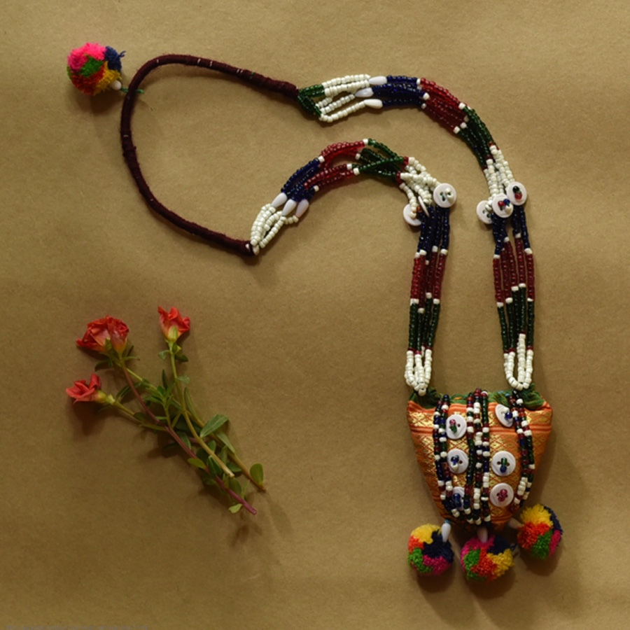 Handmade Banjara Bead Long Necklace