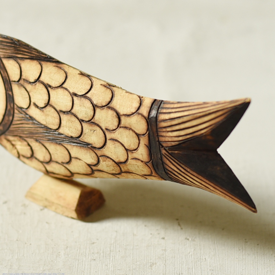 shop Rustic Handmade Wood Burning Art - Fish