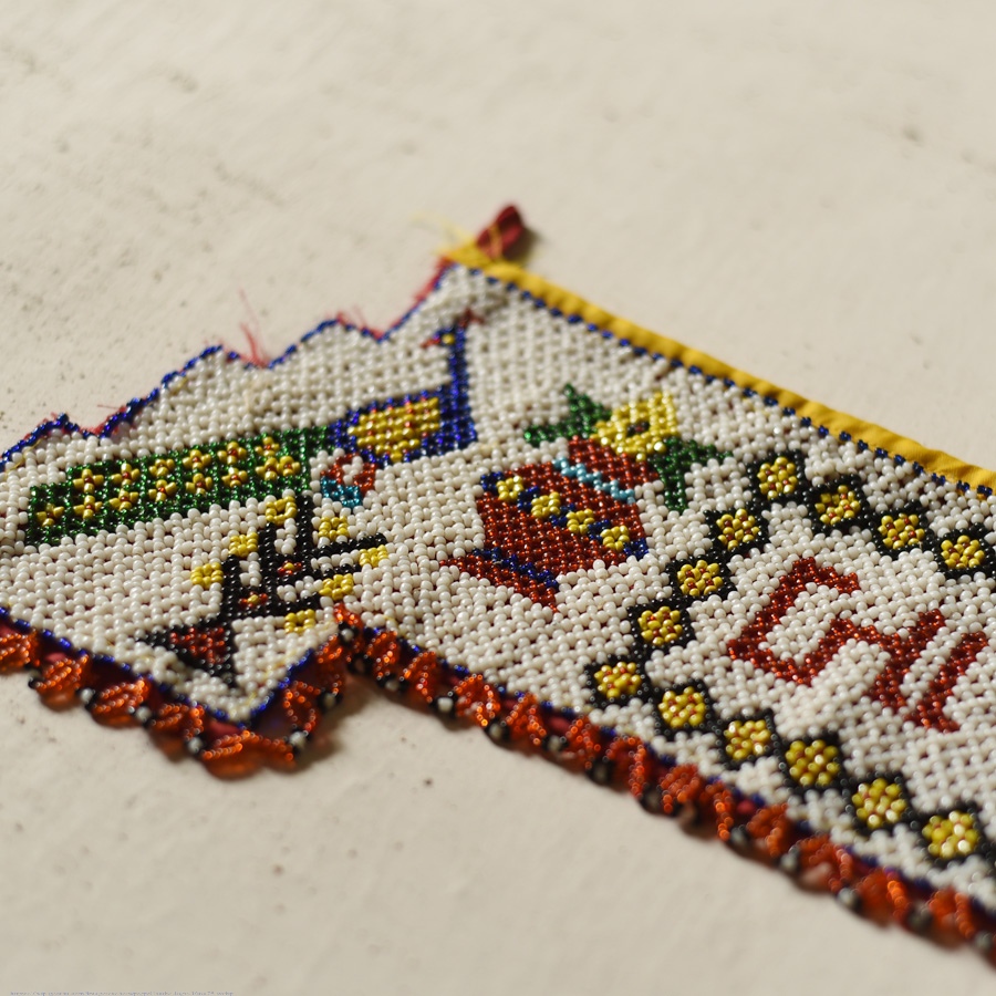 Handmade Bead Work ~ Old Toran - Bapa Sitaram