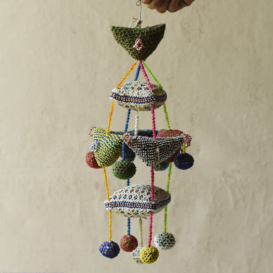 Handmade Bead Work ~ Old Latkan Hanging