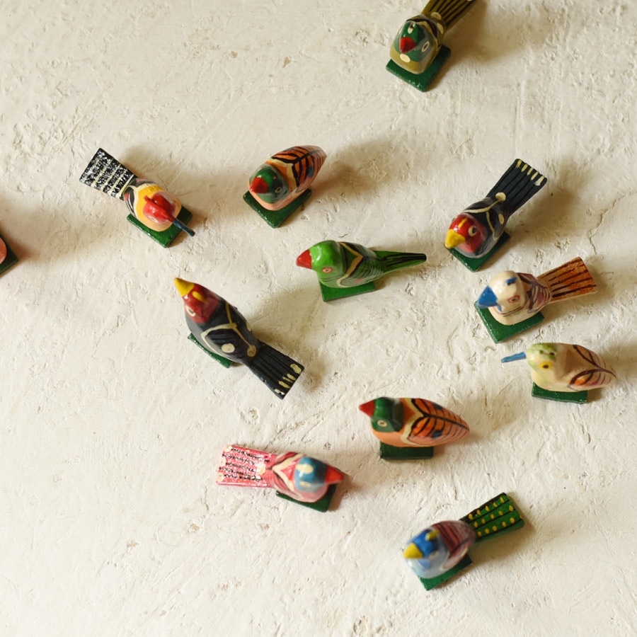 shop Handmade Wooden toy - Birds ( Set of 12 )