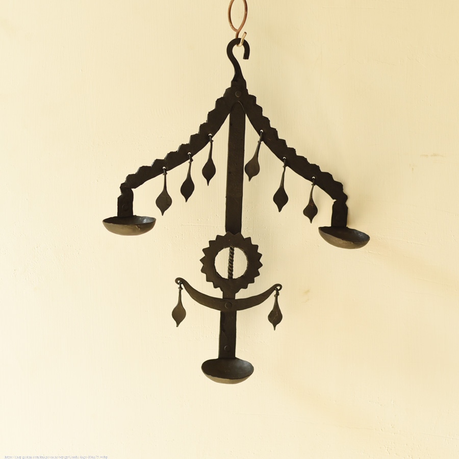 shop Wrought Iron ~ Lamp Holder / T-Light Holder Stand