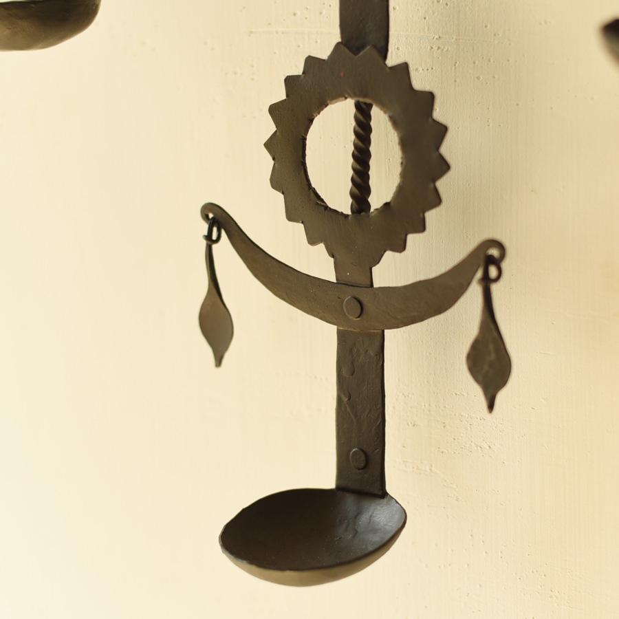 shop Wrought Iron ~ Lamp Holder / T-Light Holder Stand