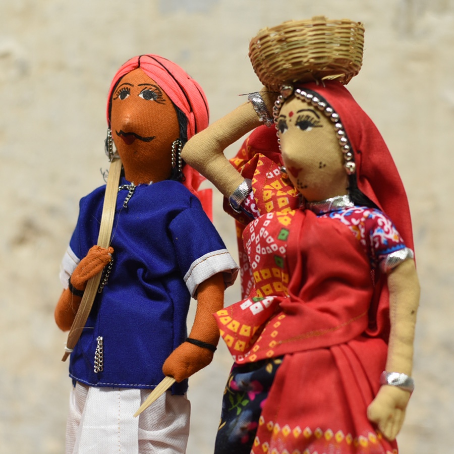 Buy Jhabua Handmade Fabric Doll (Bhil) - B
