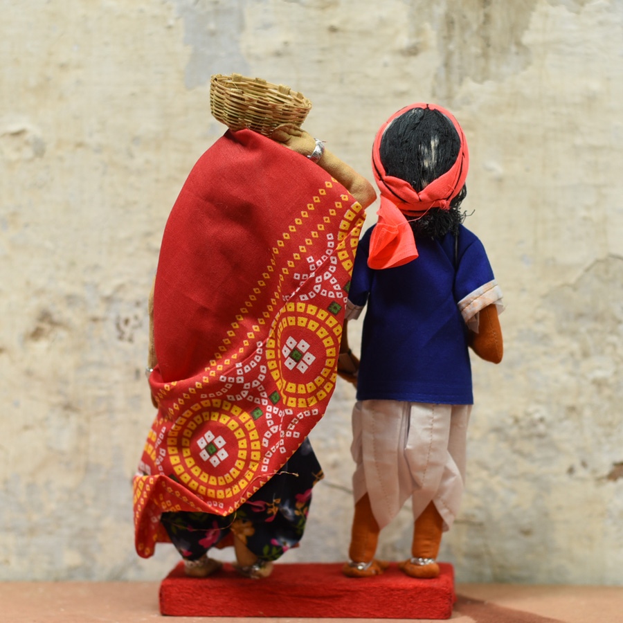 Buy Jhabua Handmade Fabric Doll (Bhil) - B