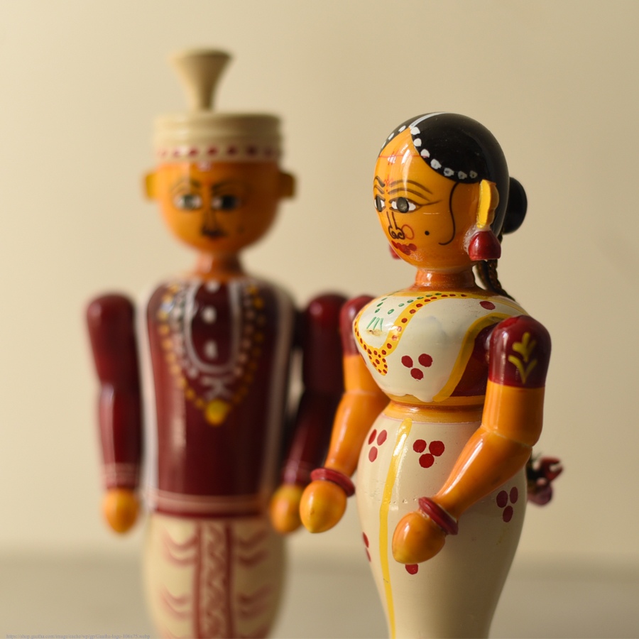 Shop Handmade Wooden toy -  Married Couple