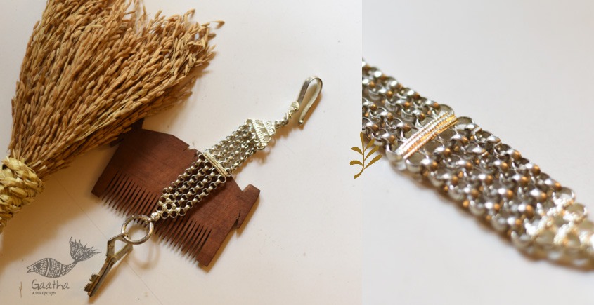shop White Metal Vintage Jewelry - Kamar Juda / Waist Chain
