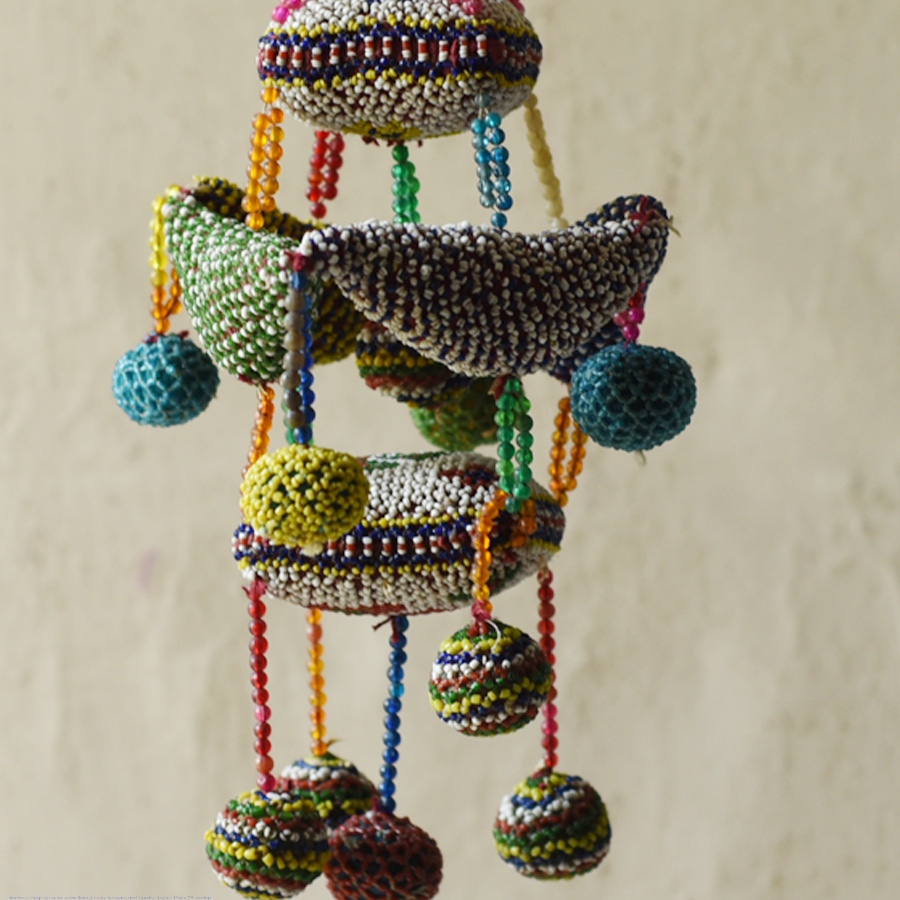 Handmade Old Bead Work  ~ Latkan Hanging