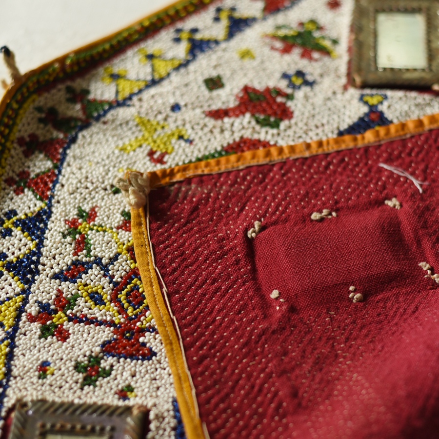 Gujrat Bead Work - Old & Antique Wall Hanging - Ganesha